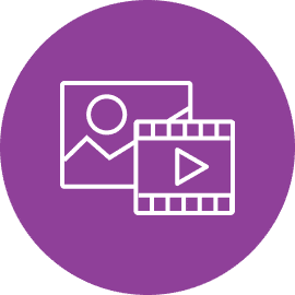 media-circle Icon of media